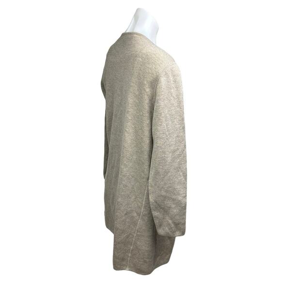Apt 9 Beige Tan Open Front Long Sleeve Cozy Knitwear Cardigan Sweater Size M - Picture 3 of 7